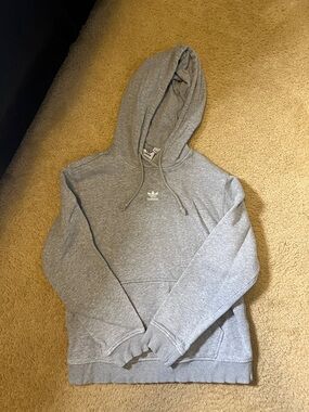 Adidas Gray Pullover Hoodie